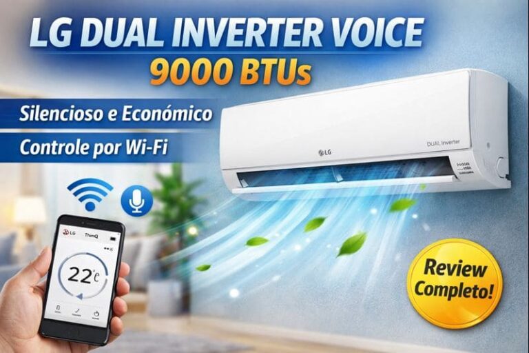 Review Completo: Ar Condicionado LG Dual Inverter Voice 9000 BTUs – Vale a Pena em 2026?